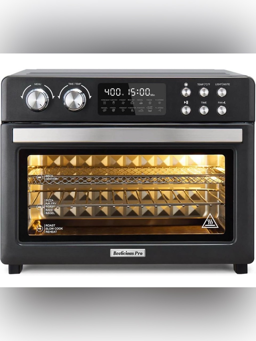 NEW 28QT Air Fryer Toaster Oven Combo, Large 12-in-1 Convection Countertop